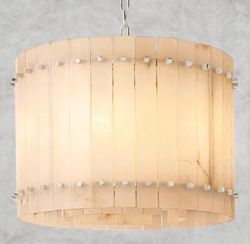 San Marco Alabaster Round Chandelier 22", 37", 48", 60"